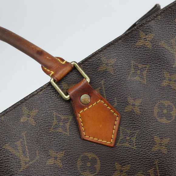 LOUIS VUITTON Monogram Sac Plat Handtasche M51140 LV Auth 164613