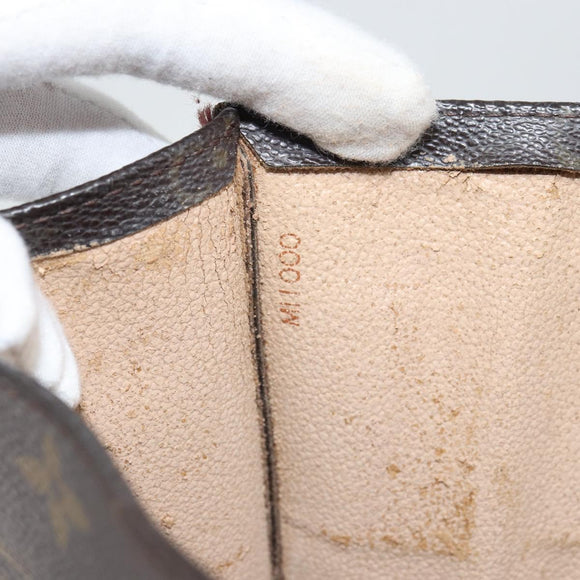 LOUIS VUITTON Monogram Sac Plat Handtasche M51140 LV Auth 164613