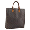 LOUIS VUITTON Monogram Sac Plat Handtasche M51140 LV Auth 164613-1