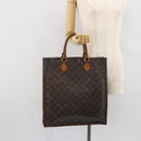 LOUIS VUITTON Monogram Sac Plat Handtasche M51140 LV Auth 164613-20