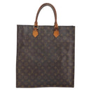 LOUIS VUITTON Monogram Sac Plat Handtasche M51140 LV Auth 164613-2