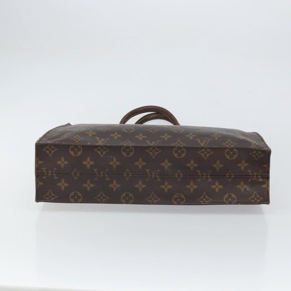 LOUIS VUITTON Monogram Sac Plat Handtasche M51140 LV Auth 164613