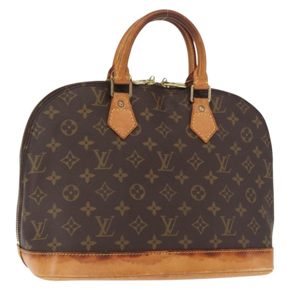 LOUIS VUITTON Monogram Alma Hand Bag M51130 LV Auth 164621
