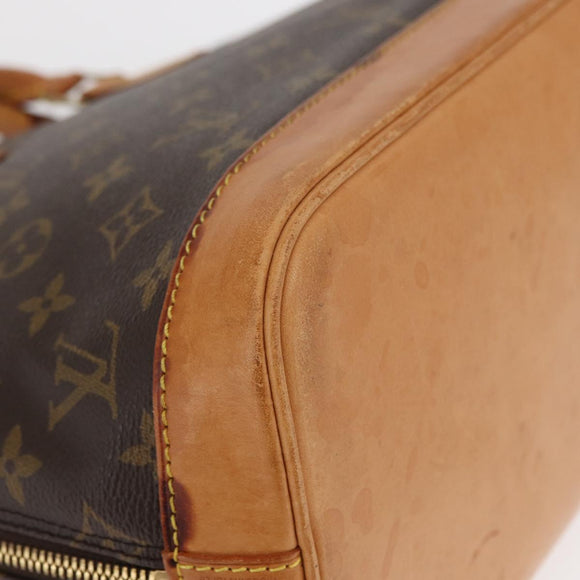 LOUIS VUITTON Monogram Alma Hand Bag M51130 LV Auth 164621