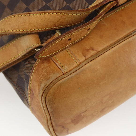 LOUIS VUITTON Damier Ebene Arlucan Backpack N99038 LV Auth 164628