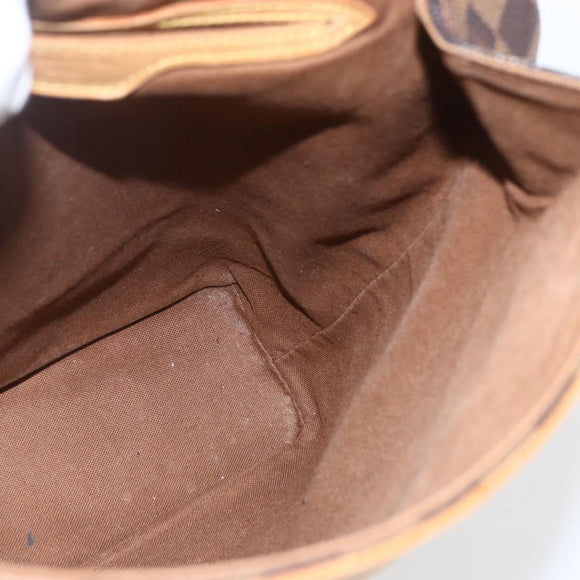 LOUIS VUITTON Damier Ebene Arlucan Backpack N99038 LV Auth 164628