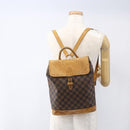 LOUIS VUITTON Damier Ebene Arlucan Backpack N99038 LV Auth 164628-24