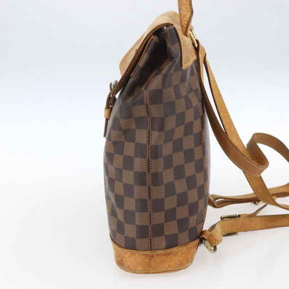 LOUIS VUITTON Damier Ebene Arlucan Backpack N99038 LV Auth 164628
