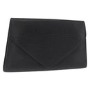 LOUIS VUITTON Epi Art Deco Clutch Bag Black M52632 LV Auth 164629-1