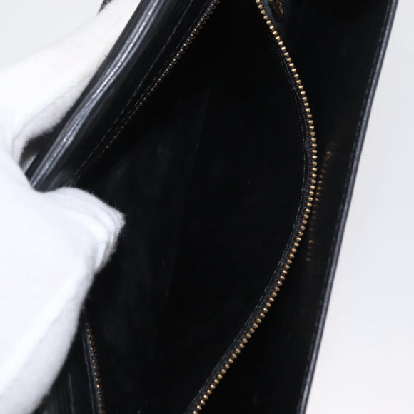 LOUIS VUITTON Epi Art Deco Clutch Bag Black M52632 LV Auth 164629