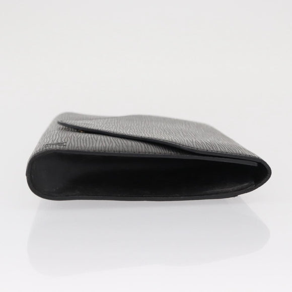 LOUIS VUITTON Epi Art Deco Clutch Bag Black M52632 LV Auth 164629