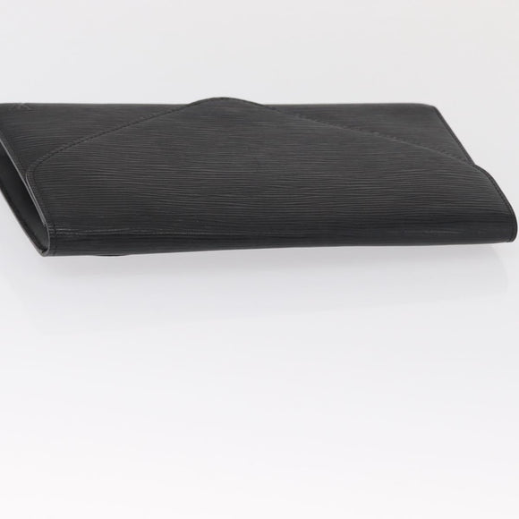 LOUIS VUITTON Epi Art Deco Clutch Bag Black M52632 LV Auth 164629