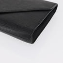 LOUIS VUITTON Epi Art Deco Clutch Bag Black M52632 LV Auth 164629-9