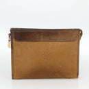 CARTIER Shoulder Bag Leather 2 Set Bordeaux Beige Auth 164635-9