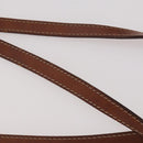 CELINE Macadam Canvas Tote Bag PVC Leather 2 Set Brown Beige Auth 164637-6