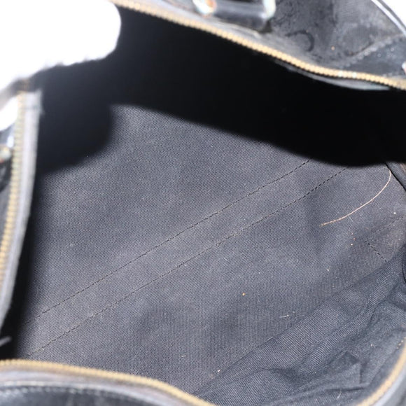 CELINE C Sulky Shoulder Bag 2 Set Black Beige Auth 164638