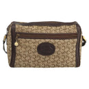 CELINE C Sulky Shoulder Bag 2 Set Black Beige Auth 164638-2