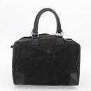 CELINE C Sulky Shoulder Bag 2 Set Black Beige Auth 164638-8