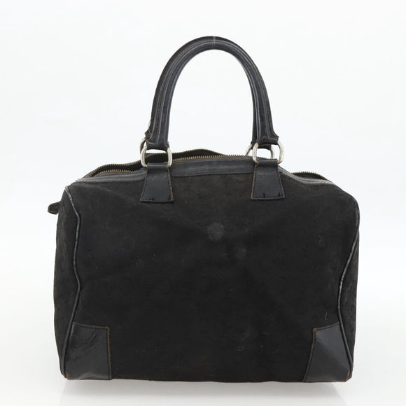 CELINE C Sulky Shoulder Bag 2 Set Black Beige Auth 164638