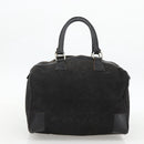 CELINE C Sulky Shoulder Bag 2 Set Black Beige Auth 164638-9