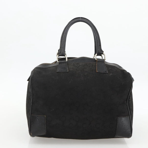 CELINE C Sulky Shoulder Bag 2 Set Black Beige Auth 164638