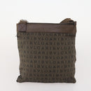BOTTEGA VENETA Fendi Bulgari Bag Coated Canvas Nylon 3 Set Brown Auth 164639-2