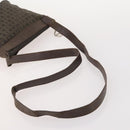BOTTEGA VENETA Fendi Bulgari Bag Coated Canvas Nylon 3 Set Brown Auth 164639-5