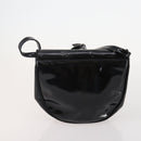 Salvatore Ferragamo Shoulder Bag Canvas Patent leather 3 Set Black Auth 164640-10