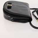 Salvatore Ferragamo Shoulder Bag Canvas Patent leather 3 Set Black Auth 164640-11