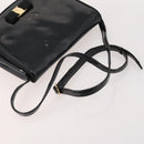 Salvatore Ferragamo Shoulder Bag Canvas Patent leather 3 Set Black Auth 164640-12