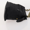 Salvatore Ferragamo Shoulder Bag Canvas Patent leather 3 Set Black Auth 164640-18