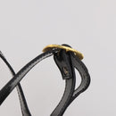 Salvatore Ferragamo Shoulder Bag Canvas Patent leather 3 Set Black Auth 164640-6