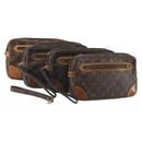LOUIS VUITTON Monogram Marly Dragonne GM Clutch Bag 4 Set M51825 LV Auth 164641-1