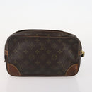 LOUIS VUITTON Monogram Marly Dragonne GM Clutch Bag 4 Set M51825 LV Auth 164641-21