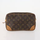 LOUIS VUITTON Monogram Marly Dragonne GM Clutch Bag 4 Set M51825 LV Auth 164641-3