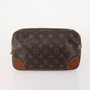 LOUIS VUITTON Monogram Marly Dragonne GM Clutch Bag 4 Set M51825 LV Auth 164641-9