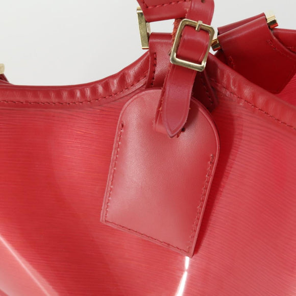 LOUIS VUITTON Epi Plage Lagoon bay Tote Bag Red M92150 LV Auth 164675