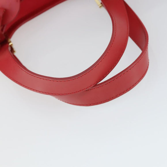 LOUIS VUITTON Epi Plage Lagoon bay Tote Bag Red M92150 LV Auth 164675