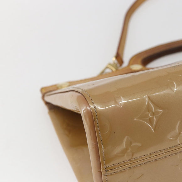 LOUIS VUITTON Monogram Vernis Roxbury Drive Bag 2Way Noisette M91372 Auth 164676