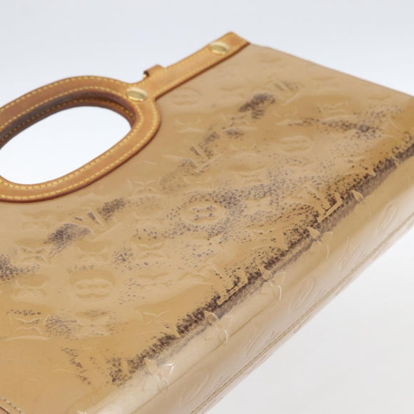 LOUIS VUITTON Monogram Vernis Roxbury Drive Bag 2Way Noisette M91372 Auth 164676