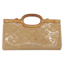 LOUIS VUITTON Monogram Vernis Roxbury Drive Bag 2Way Noisette M91372 Auth 164676-13