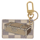 LOUIS VUITTON Damier Azur Porte Cles Afish Key Ring M66178 LV Auth 164678-2