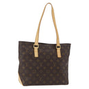 LOUIS VUITTON Monogram Cabas Piano Tote Bag M51148 LV Auth 164679-1