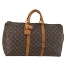 LOUIS VUITTON Monogram Keepall 50 Boston Bag M41426 LV Auth 164682-1