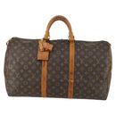 LOUIS VUITTON Monogram Keepall 50 Boston Bag M41426 LV Auth 164682-13