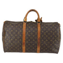 LOUIS VUITTON Monogram Keepall 50 Boston Bag M41426 LV Auth 164682-2