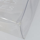 HERMES Vinyl Kelly Hand Bag Vinyl Clear Auth 164684-10