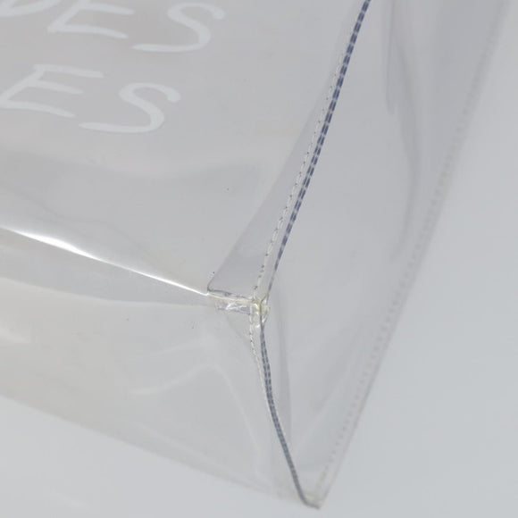 HERMES Vinyl Kelly Hand Bag Vinyl Clear Auth 164684