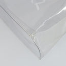 HERMES Vinyl Kelly Hand Bag Vinyl Clear Auth 164684-11