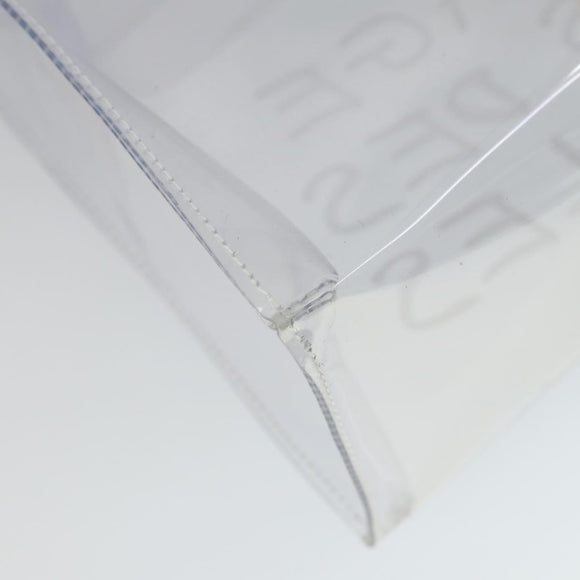 HERMES Vinyl Kelly Hand Bag Vinyl Clear Auth 164684
